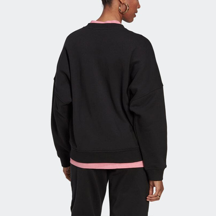 (WMNS) adidas Loose Disney Sweatshirt 'Black' HL9056