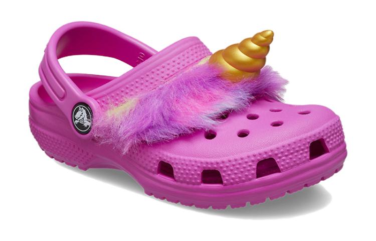 (GS) Crocs Classic I AM Unicorn Clog 'Fuchsia Gold' 209081-6UB
