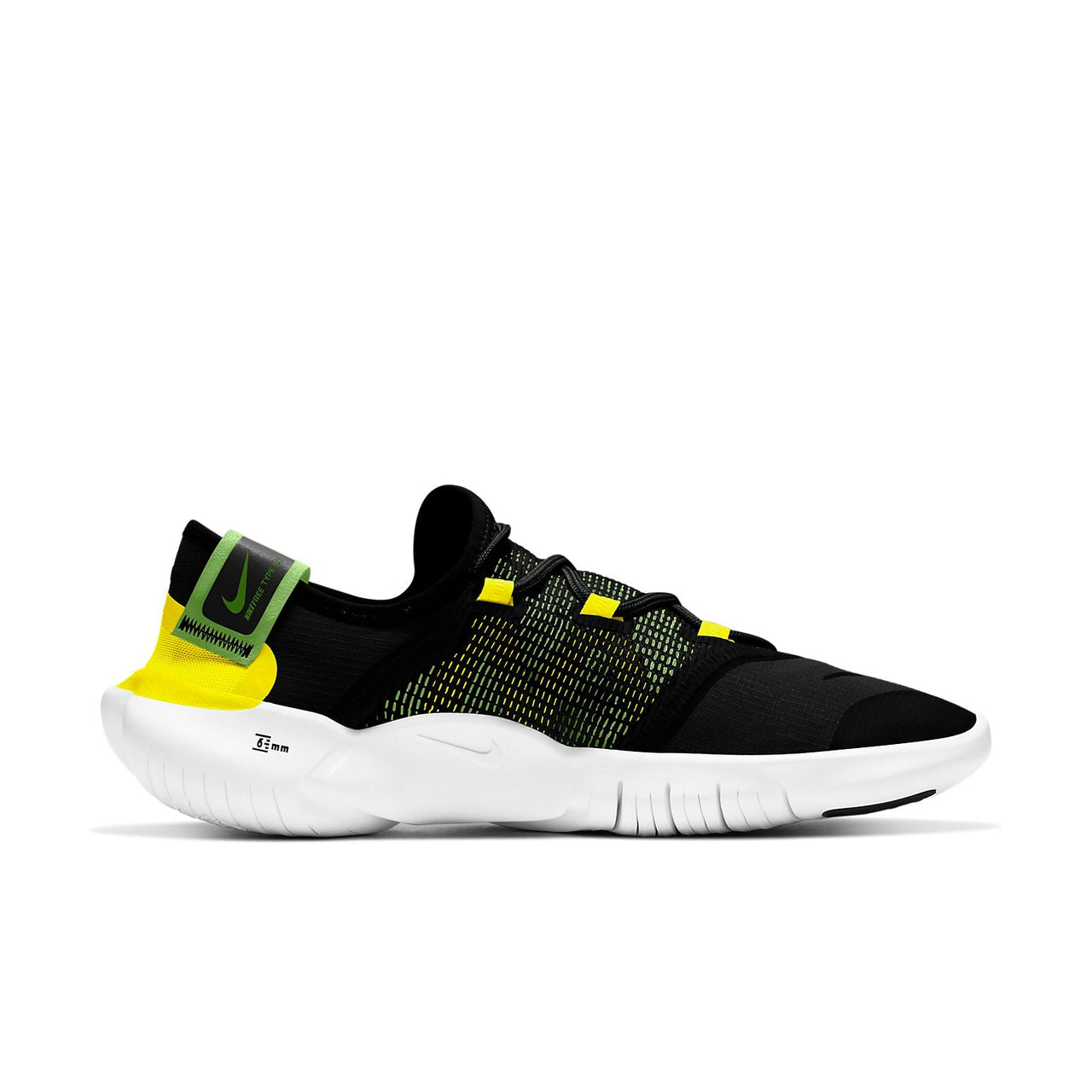 Nike Free RN 50 2020 'Black White Yellow' CI9921-004