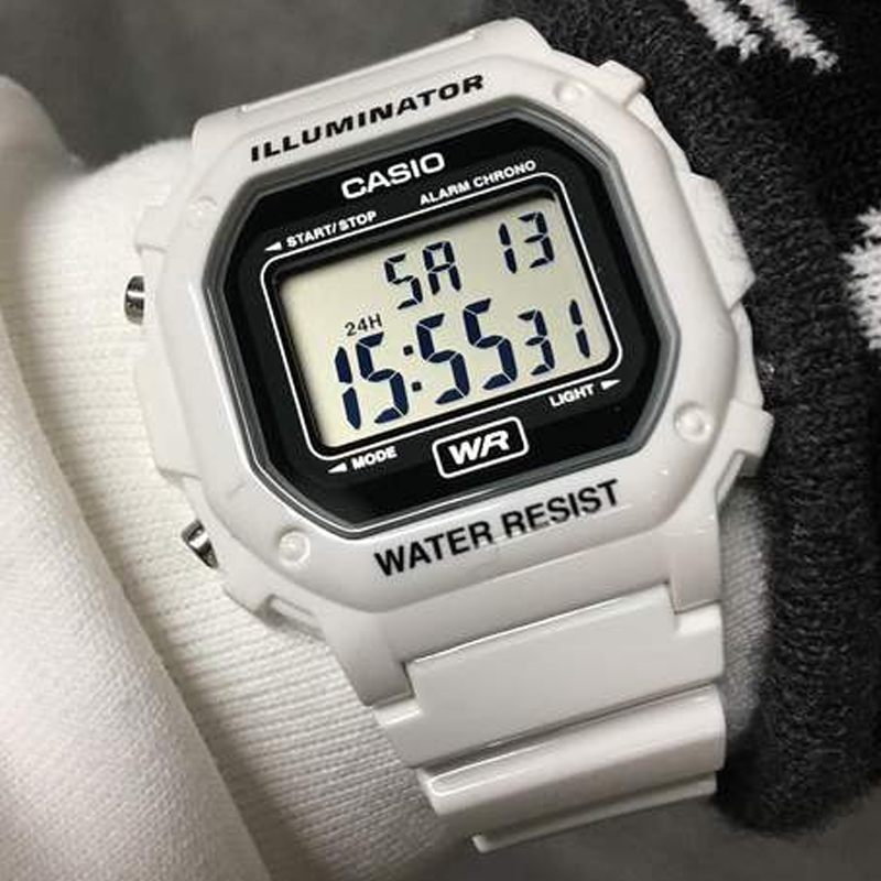 CASIO Sports Waterproof White Digital F-108WHC-7ACF
