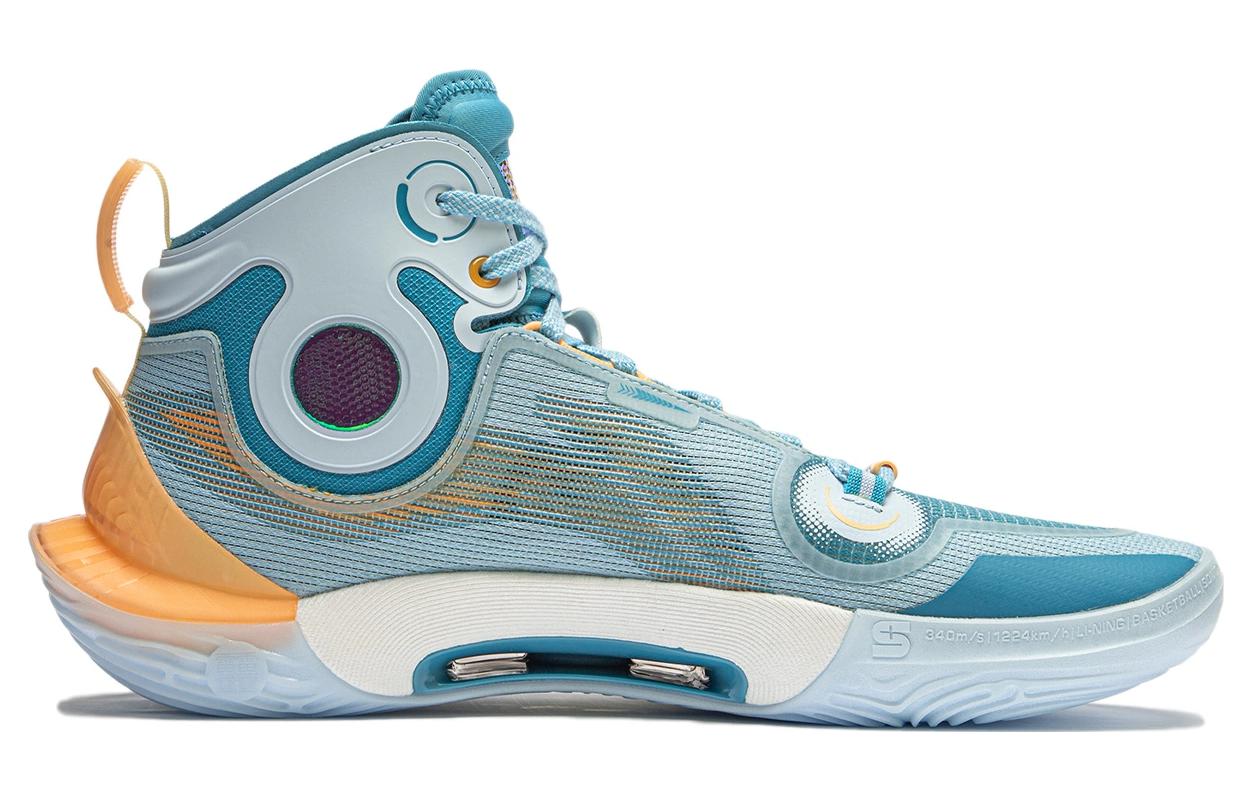 Li-Ning Sonic 11 Ultra 'Blue Teal Yellow' ABAT019-7