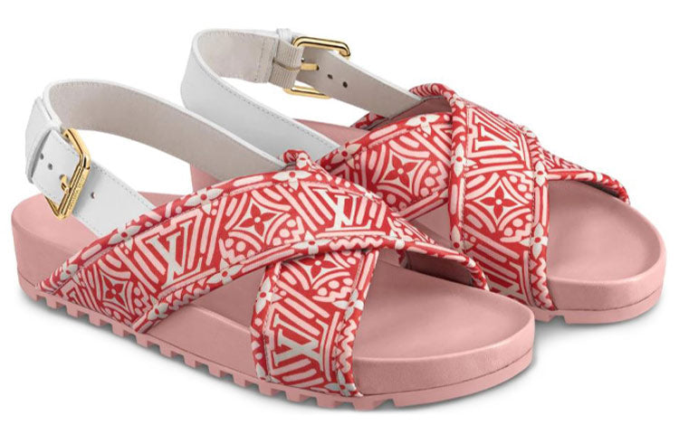 (WMNS) LOUIS VUITTON LV Crafty Bom Dia 'Pinkred White' 1A85DV