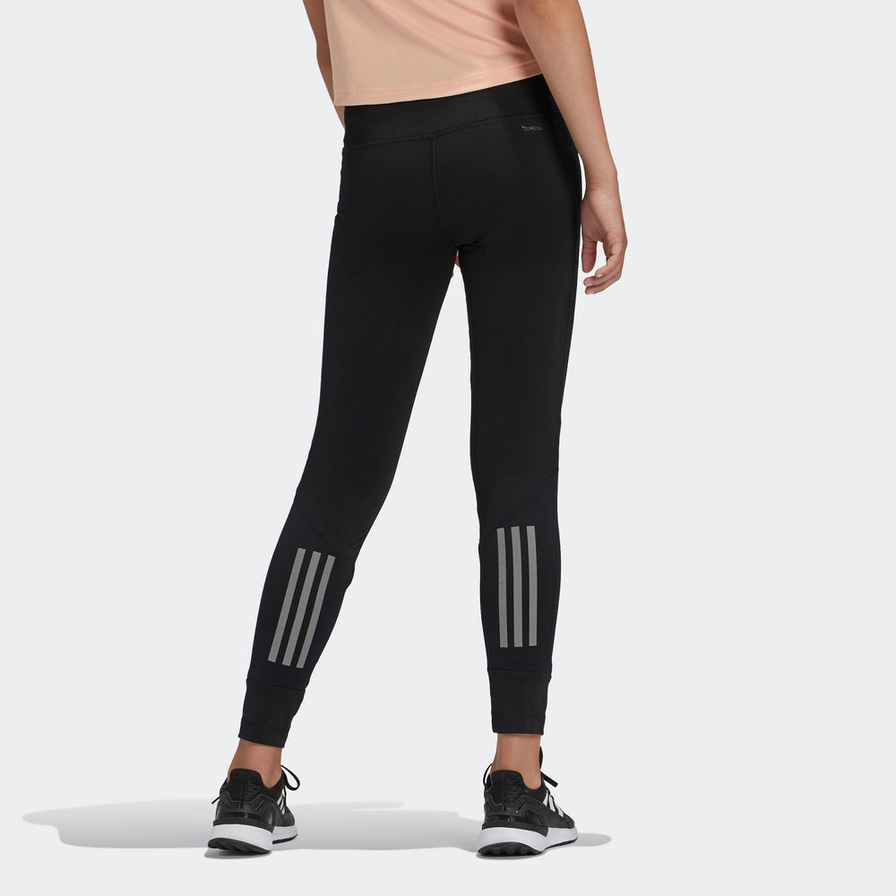 (WMNS) adidas Training Run Tight Asia Sizing 'Black' ED6282
