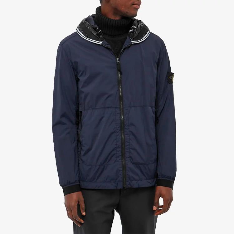 STONE ISLAND Nylon-Tc Hooded Jacket 'Navy' 761541131-V0020