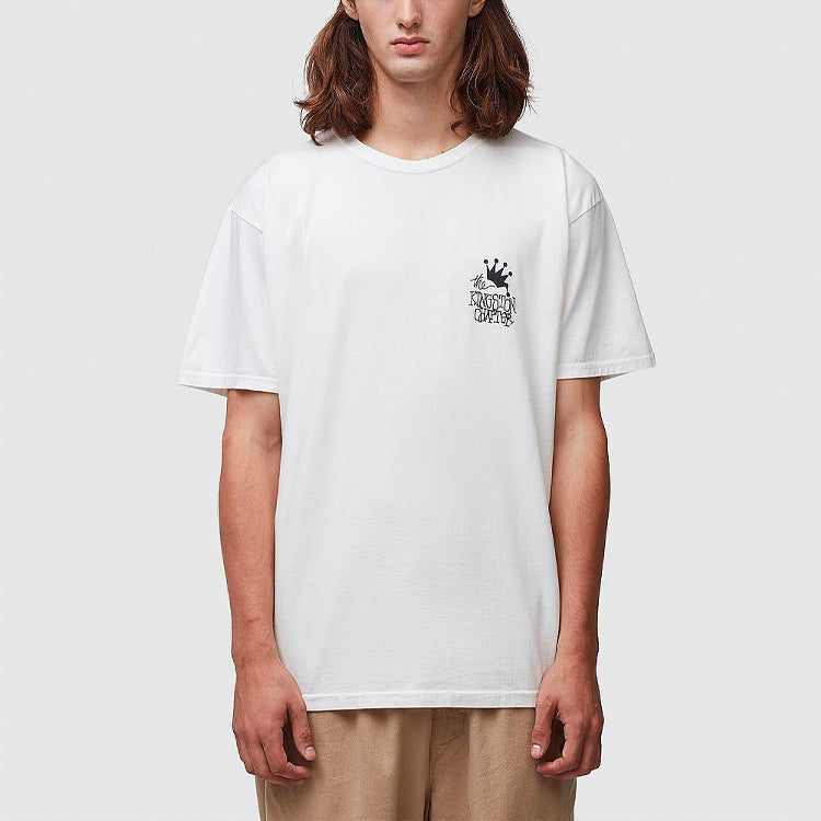 Stussy Kingston Tee Short Sleeve Unisex White 1904440-NATURAL