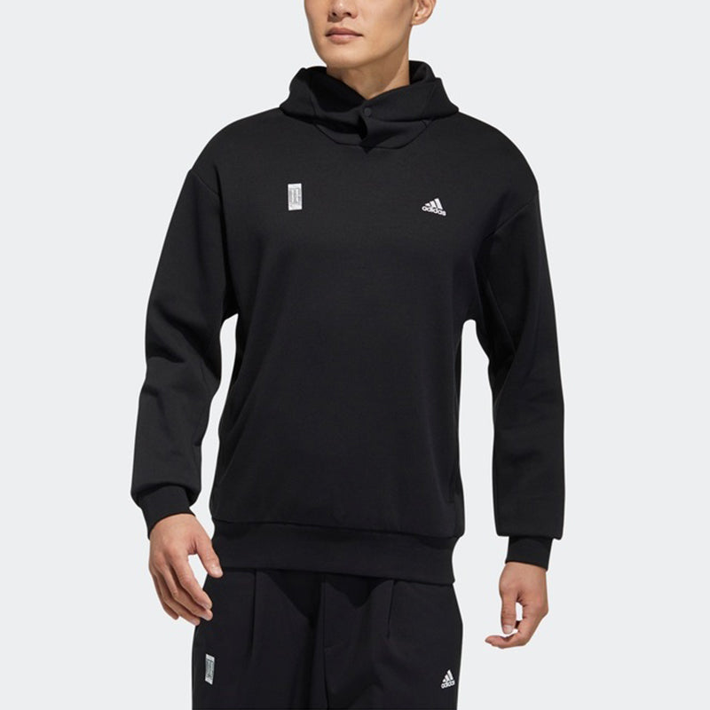 adidas Wj Swt Hood Printing Sports Pullover Black GP0912