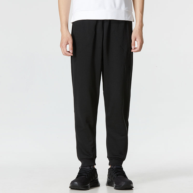 Men's adidas Internal Pant Solid Color Casual Bundle Feet Sports Pants/Trousers/Joggers Black HU1510