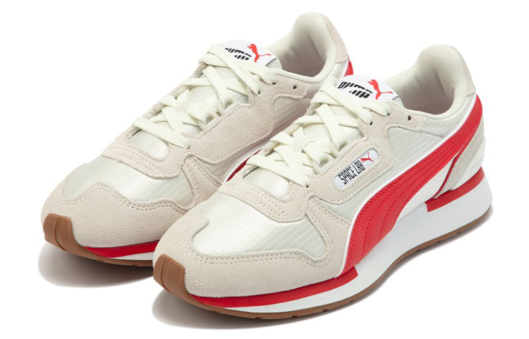 PUMA Space Lab Athleisure Casual Sports Shoe Unisex White Red 383158-04