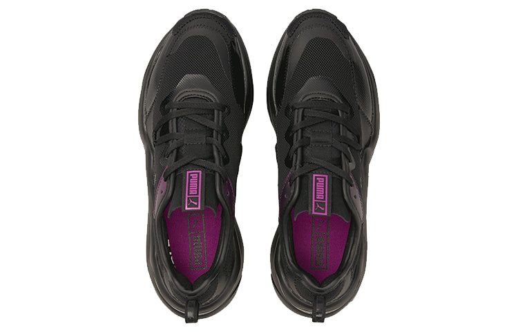 (WMNS) PUMA Rise Rainbow Dash 'Black Purple' 374955-01