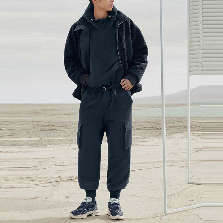 PUMA Loose Fit Cargo Trousers 'Navy' 534675-43