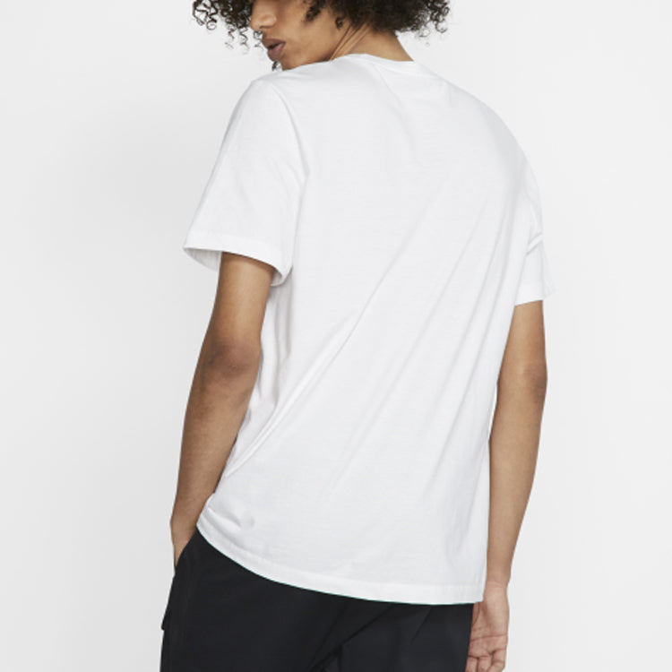 Nike Logo Round Neck Short Sleeve White AR4994-100