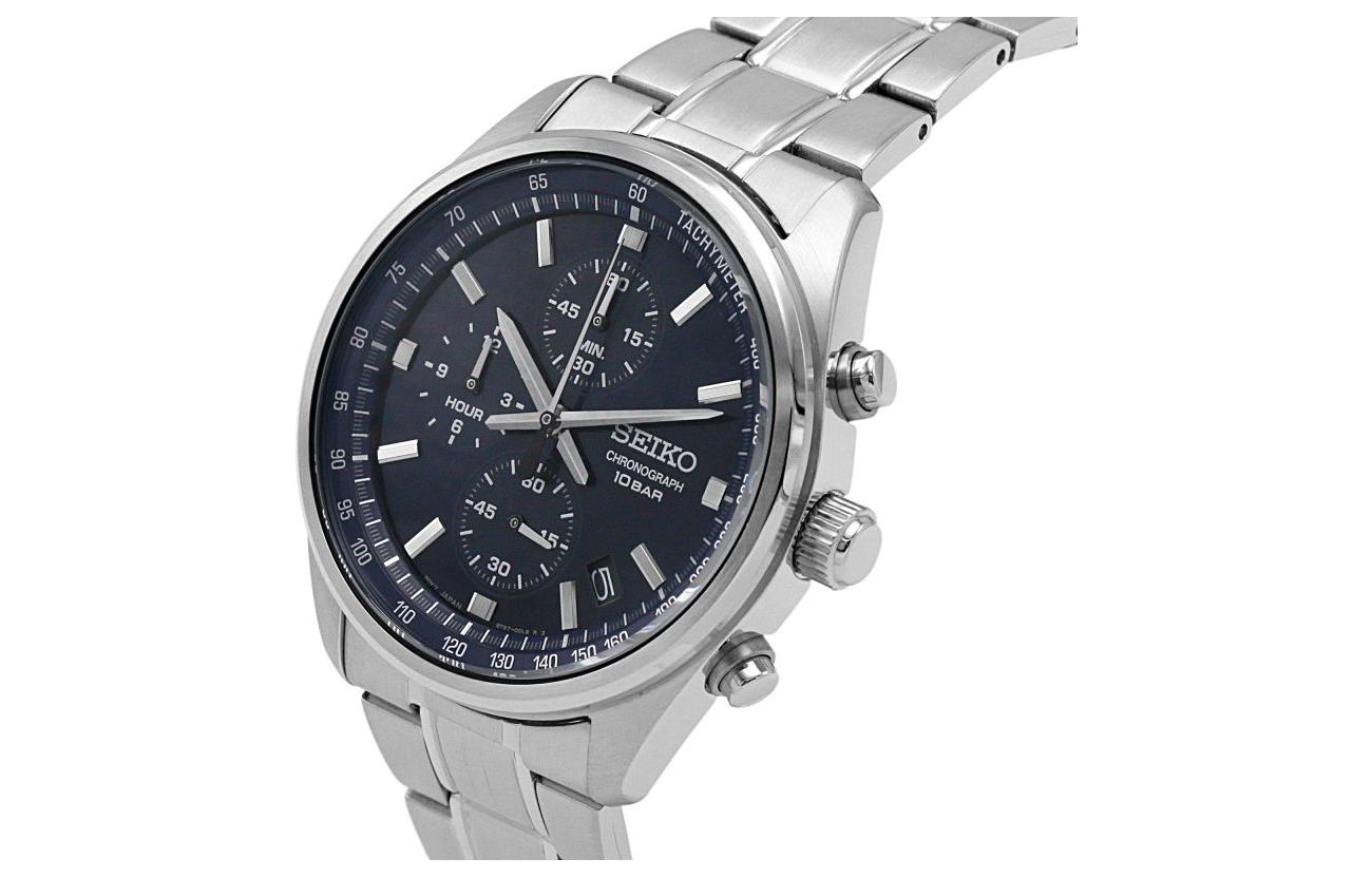 Men's SEIKO Three Eyes Business Blue Watch SSB377P1