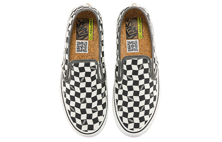 Vans Slip-On Vr3 Sf Low Tops Casual Skateboarding Shoes Unisex Black White  VN0A4BX81KP