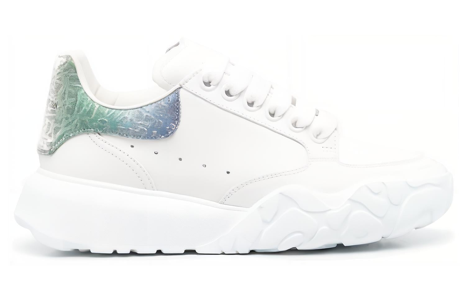 (WMNS) Alexander McQueen Court Sneakers 'White Multi' 733025WID619487