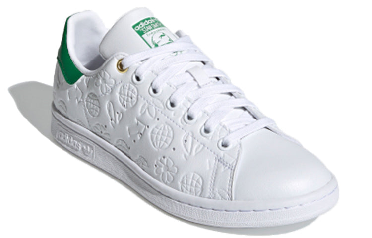 (WMNS) adidas Stan Smith 'Embossed Graphics - White Green' FX5674