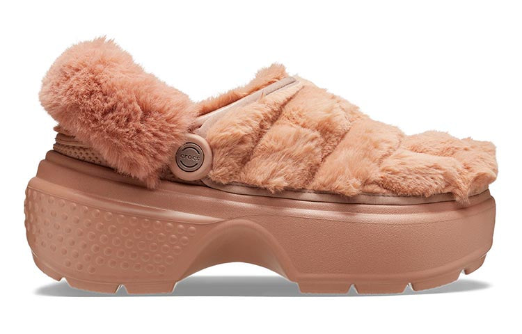 (WMNS) Crocs Stomp Quilted Clog 'Orange' 208938-2CC