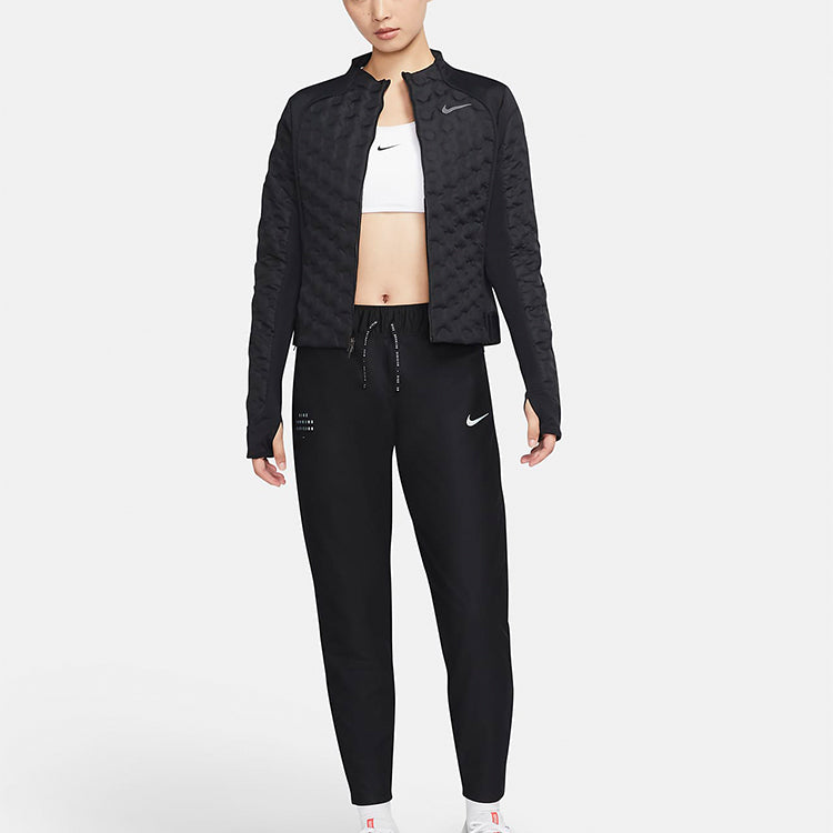 (WMNS) Nike Casual Fashion Sports Hoodless Black Jacket CZ1544-010