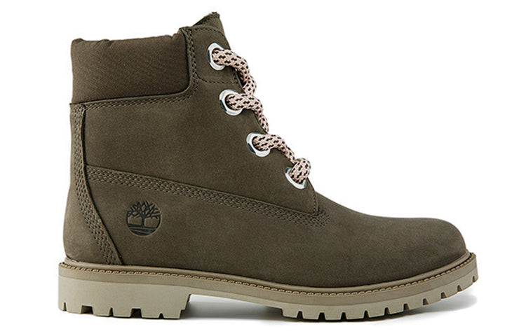 (WMNS) Timberland 6 Inch Premium Waterproof Wide Fit Boot 'Olive Nubuck' A2J5N