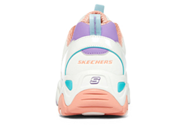 (WMNS) Skechers D'Lites 2.0 'White Pink Purple' 896091-WCLV