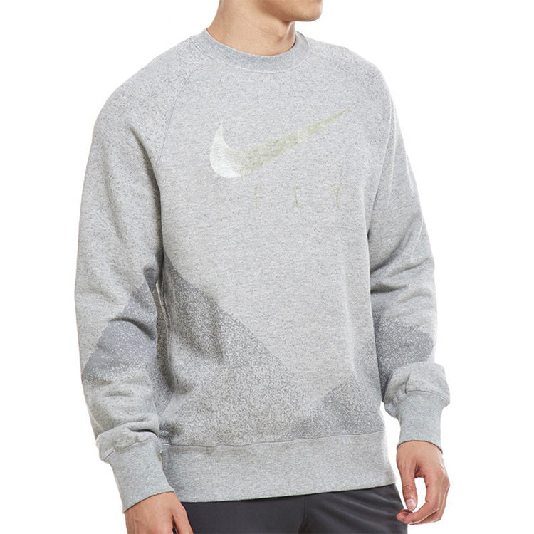 Nike Basketball Sports Round Neck Pullover Gray 846035-010