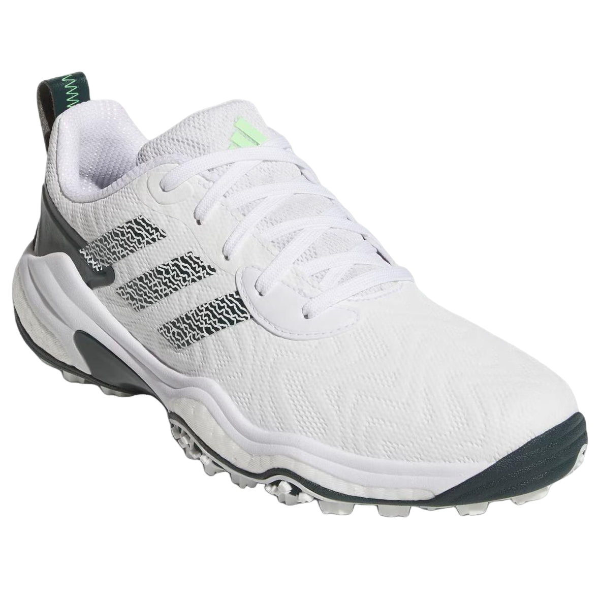adidas Codechaos 25 Spikeless Golf Shoes 'Cloud White Aurora Ivy Lime Burst' JI4163