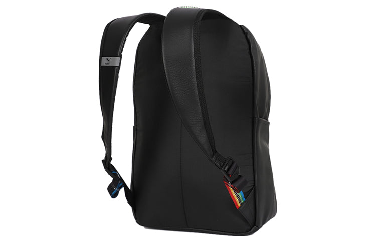 PUMA Originals PU Tailored for Sport Backpack 'Black White Yellow' 077783-01