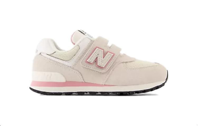 (PS) New Balance 574 Hook & Loop Shoes 'Pink White' PV574KR1