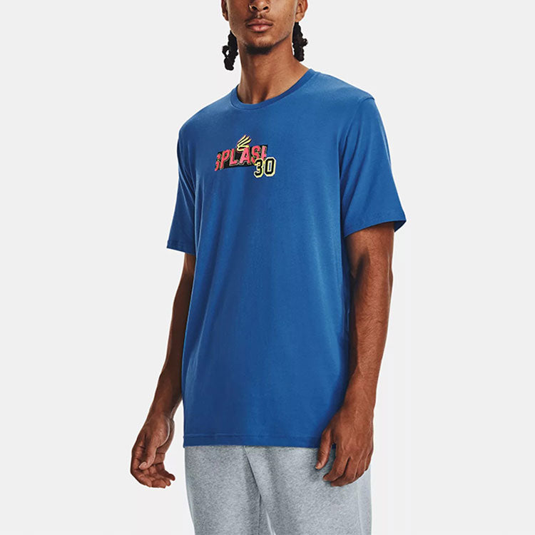 Under Armour Curry Splash Party T-shirt 'Blue' 1376803-481
