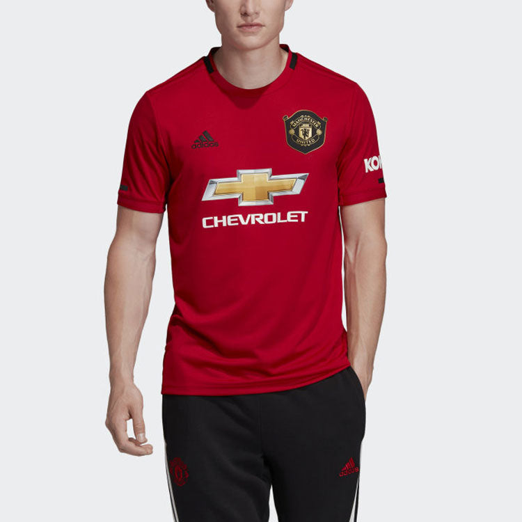 adidas MUFC H Jersey JSY Manchester United Home Fan Edition football game uniform Red ED7386