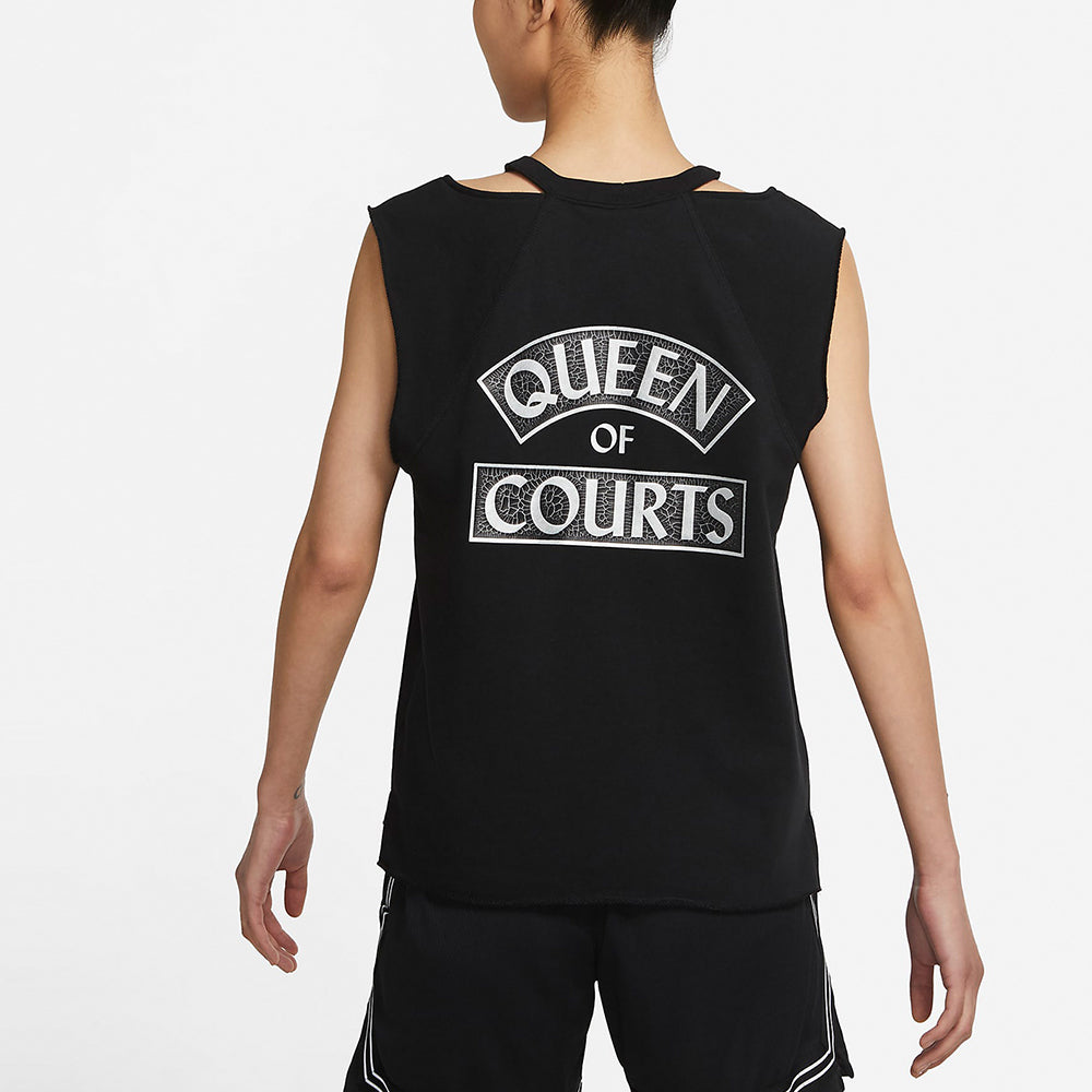 (WMNS) Nike Standard Issue Printing Sleeveless T-Shirt Black CZ7222-010