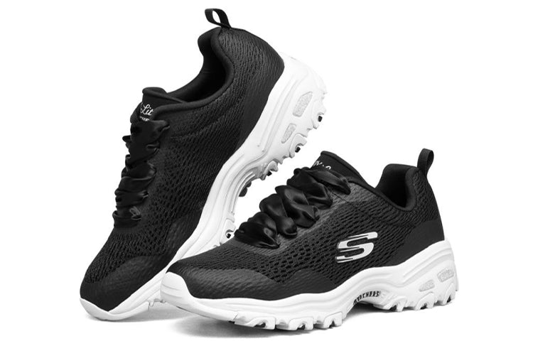 (WMNS) Skechers D'Lites 1.0 GS Black 66666196-BKW