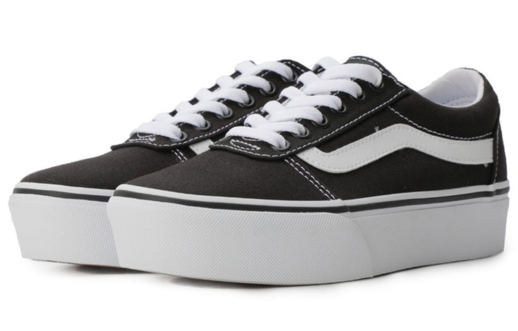 (WMNS) Vans Ward Platform 'Black White' VN0A3TLC187