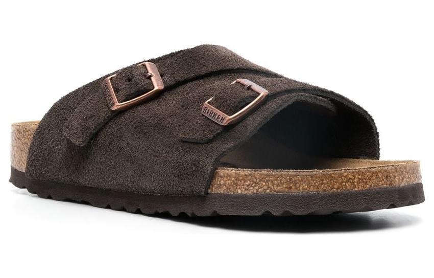 Birkenstock Zrich Suede Leather Narrow Fit 'Mocca' 1024641