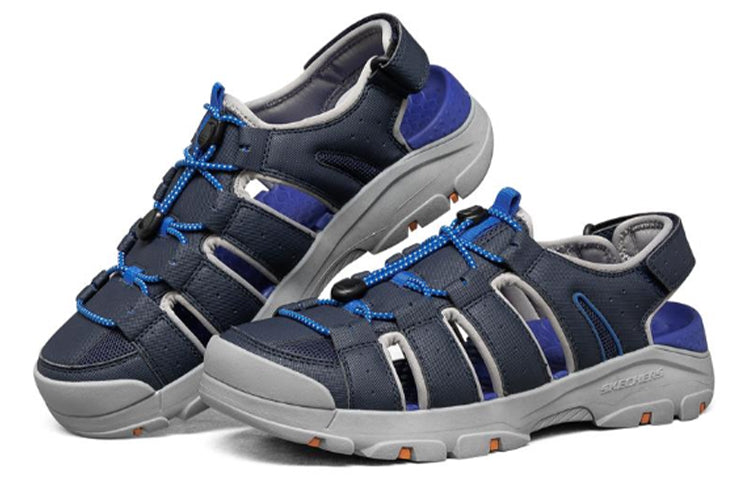 Skecher Tresmen Casual Navy Blue Sandals 204127-NVY