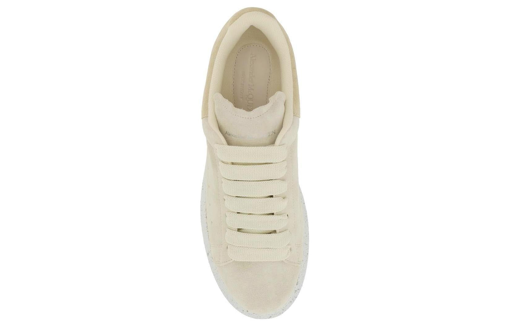 (WMNS) Alexander McQueen Larry Oversized Low-Top Sneakers 'Yellow White' 708067WIA5D7991