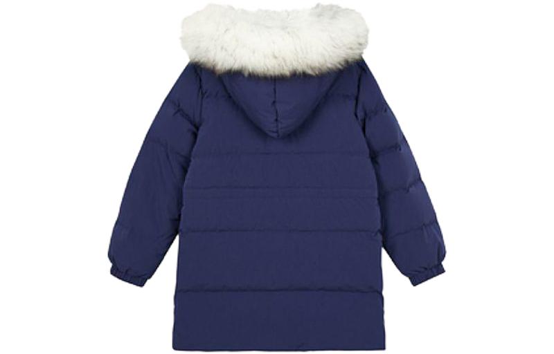 (GS) Skechers Letter Printed Down Jacket 'White Purple Navy Pink' L321G125