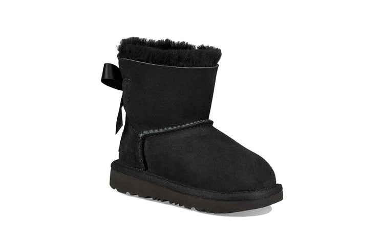 (PS) UGG Mini Bailey Bow II Snow Boots Black 1017397T-BLK