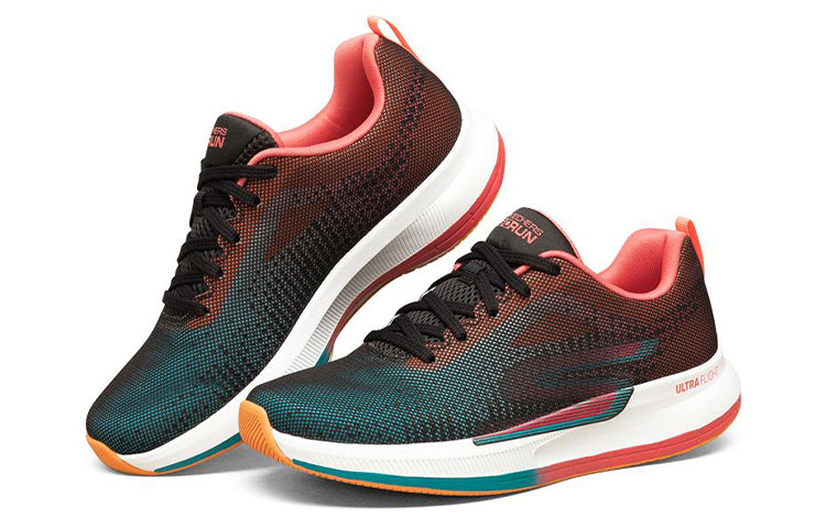 (WMNS) Skechers Go Run Pulse Low Red/Green 128105-BKMT