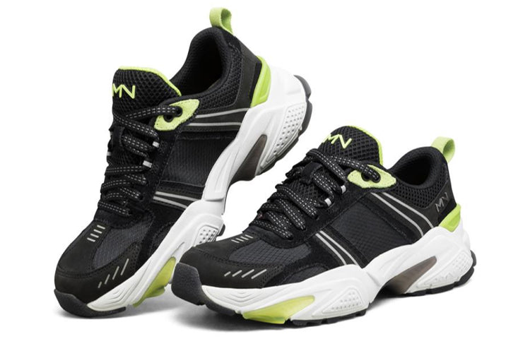(WMNS) Skechers Kraz Black/White/Green 133001-BKGR