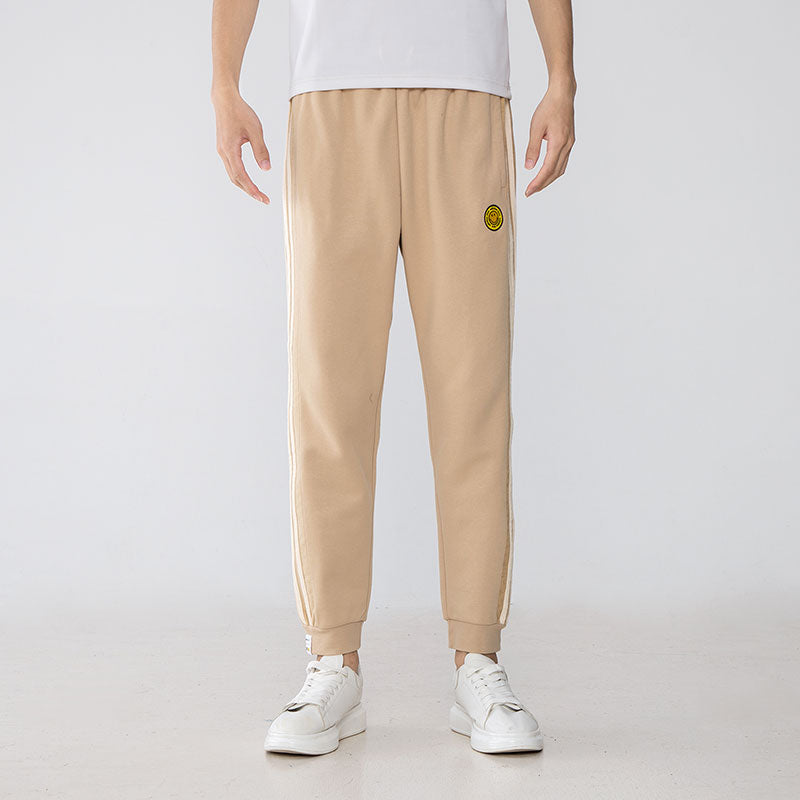 Men's adidas SMLY TP 1 Stripe Athleisure Casual Sports Long Pants/Trousers Khaki H45520