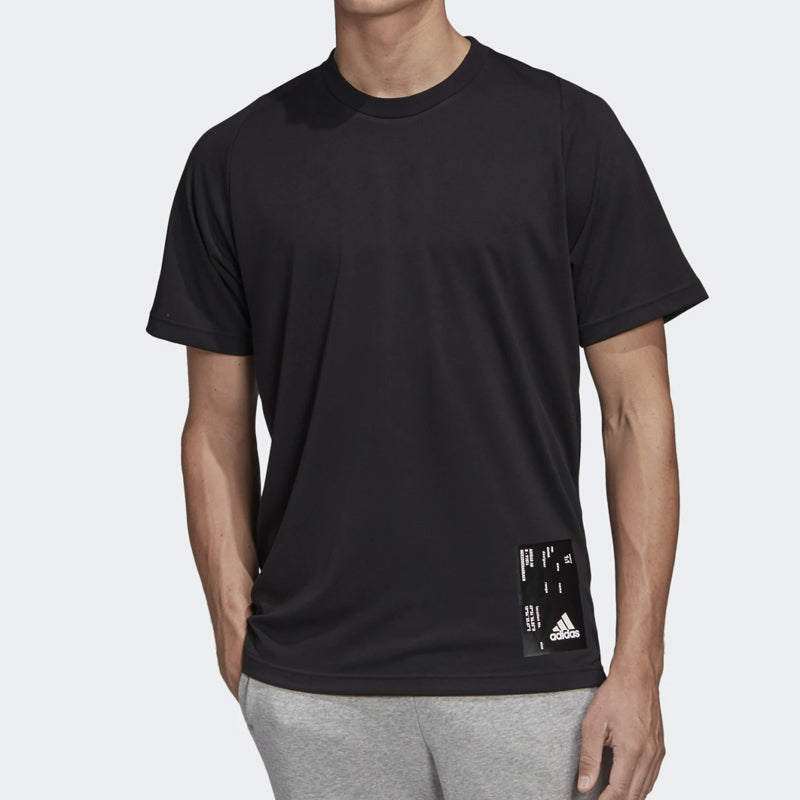 adidas Inside Mesh Tech Tee 'Black' FL3622