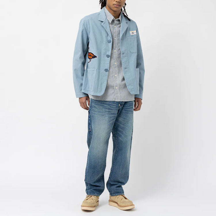 HUMAN MADE Factory Jacket 'Blue' HM25JK018