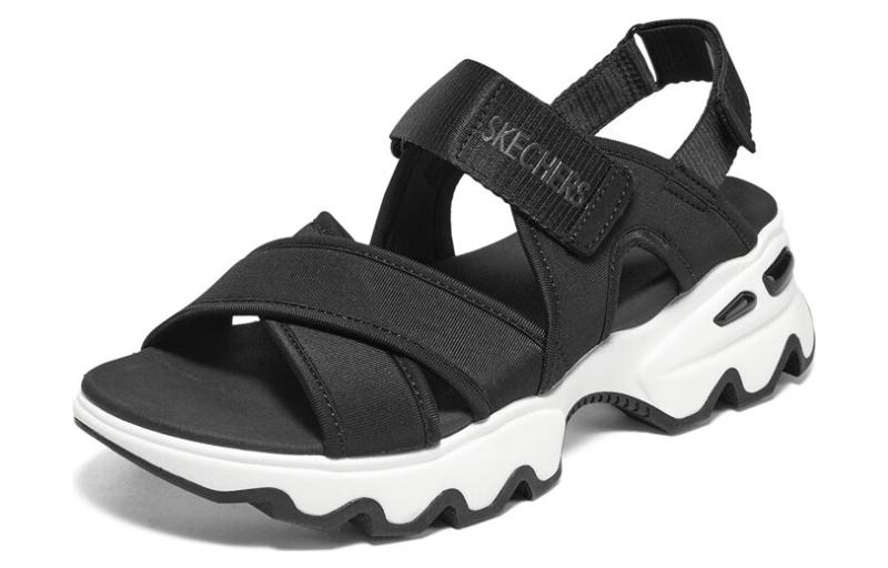 (WMNS) Skechers Big Lug 'Black White' 119710-BLK