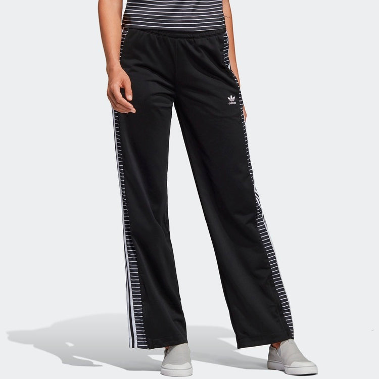 (WMNS) adidas Originals Mid Waist Casual Pants 'Black' DU9880