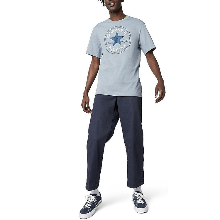 Converse Chuck Patch T-Shirt Asia Sizing 'Blue' 10007887-A33