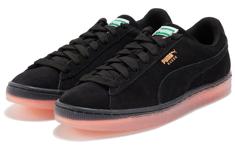 PUMA Suede Translucent 'Black Pink Red' 383894-02