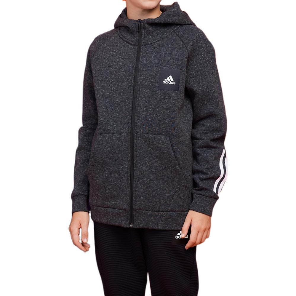 (GS) adidas Performance Must Haves Hoodie 'Black' FL2836
