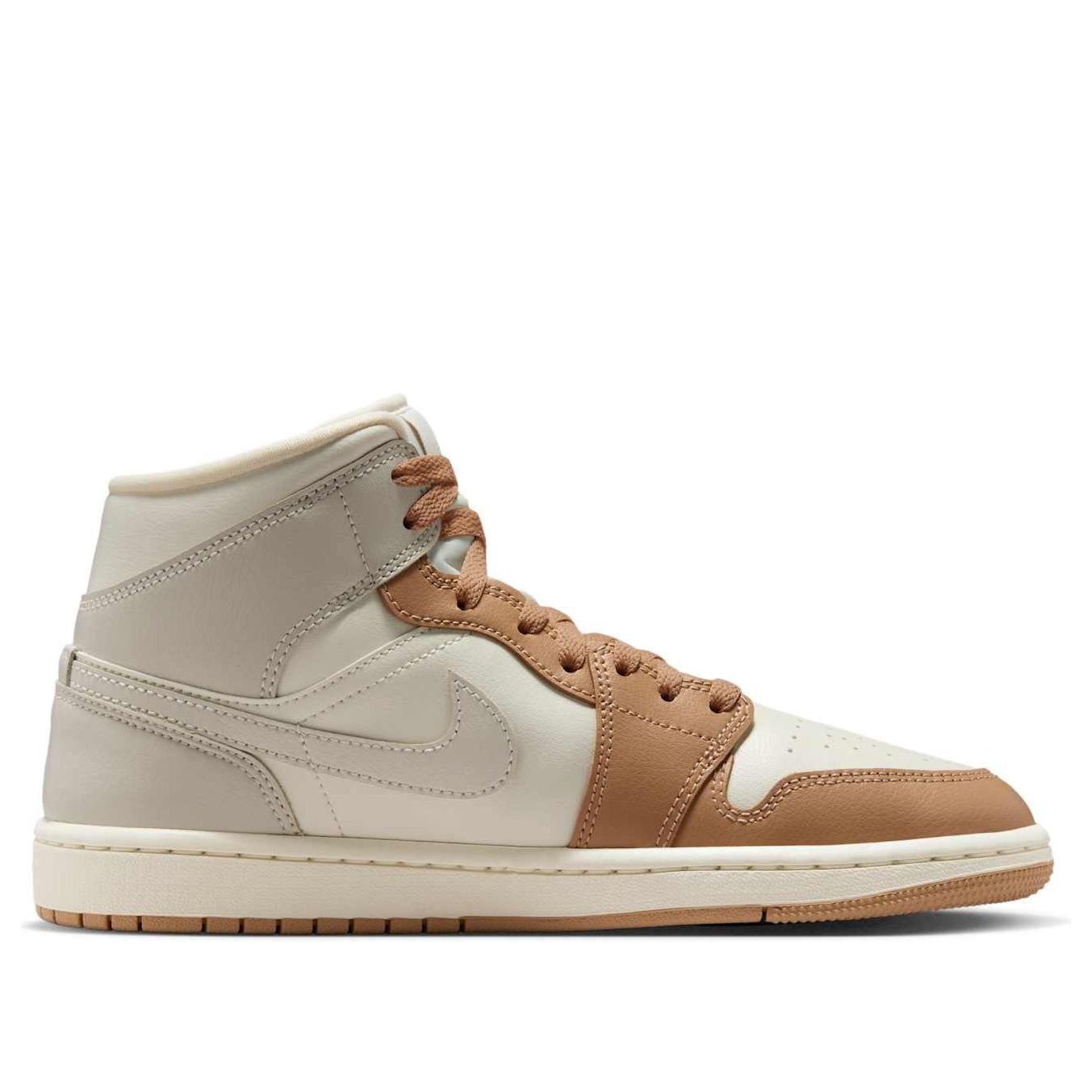 (WMNS) Air Jordan 1 Mid 'Pale Ivory' BQ6472-118