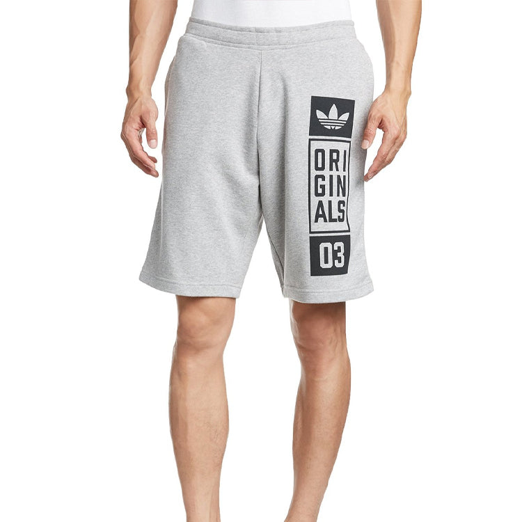 adidas originals Printing Casual Shorts Gray AJ7632