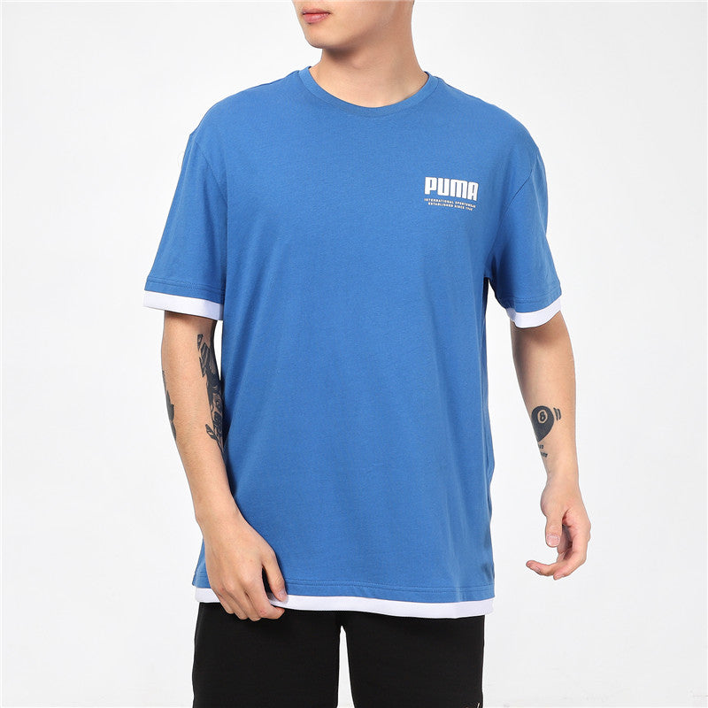 PUMA Summer Court T-Shirt 'Blue' 845862-13